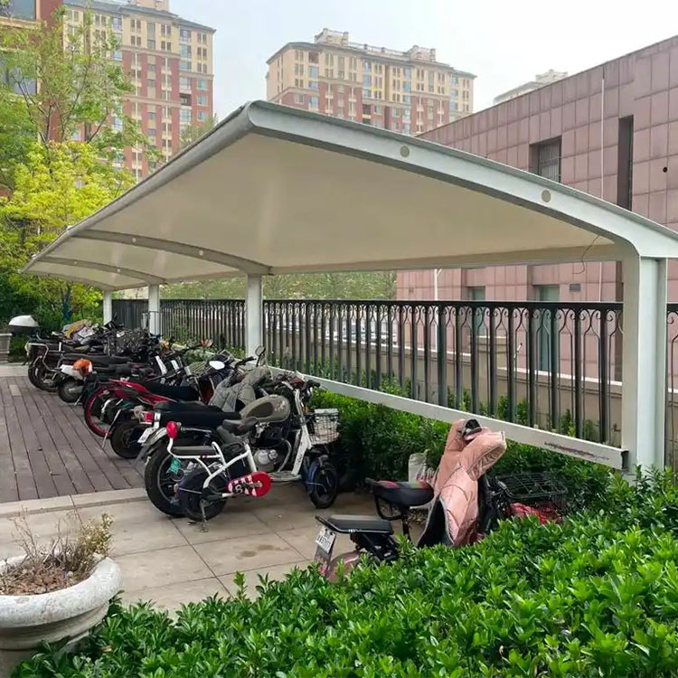 六盘水膜结构电动车棚